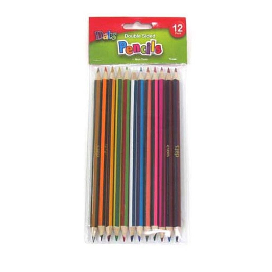 DATS Colour pencils 12 Colouring Pencils Set Art Supplies Smooth Lead Sketch Colour Drawing Kids