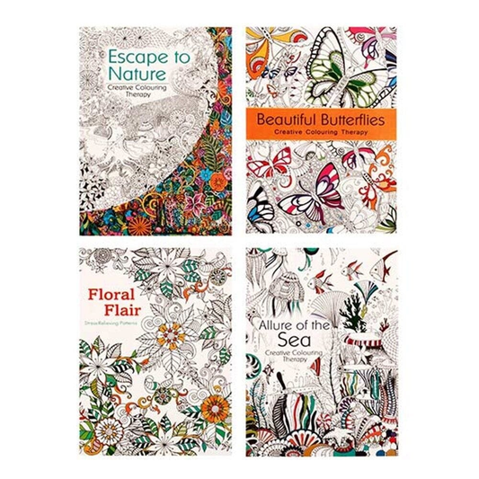 Dats Colouring Books Adult Colouring Books A4 Size Fun Relaxing Mindfulness Anti Stress Pattern Sea