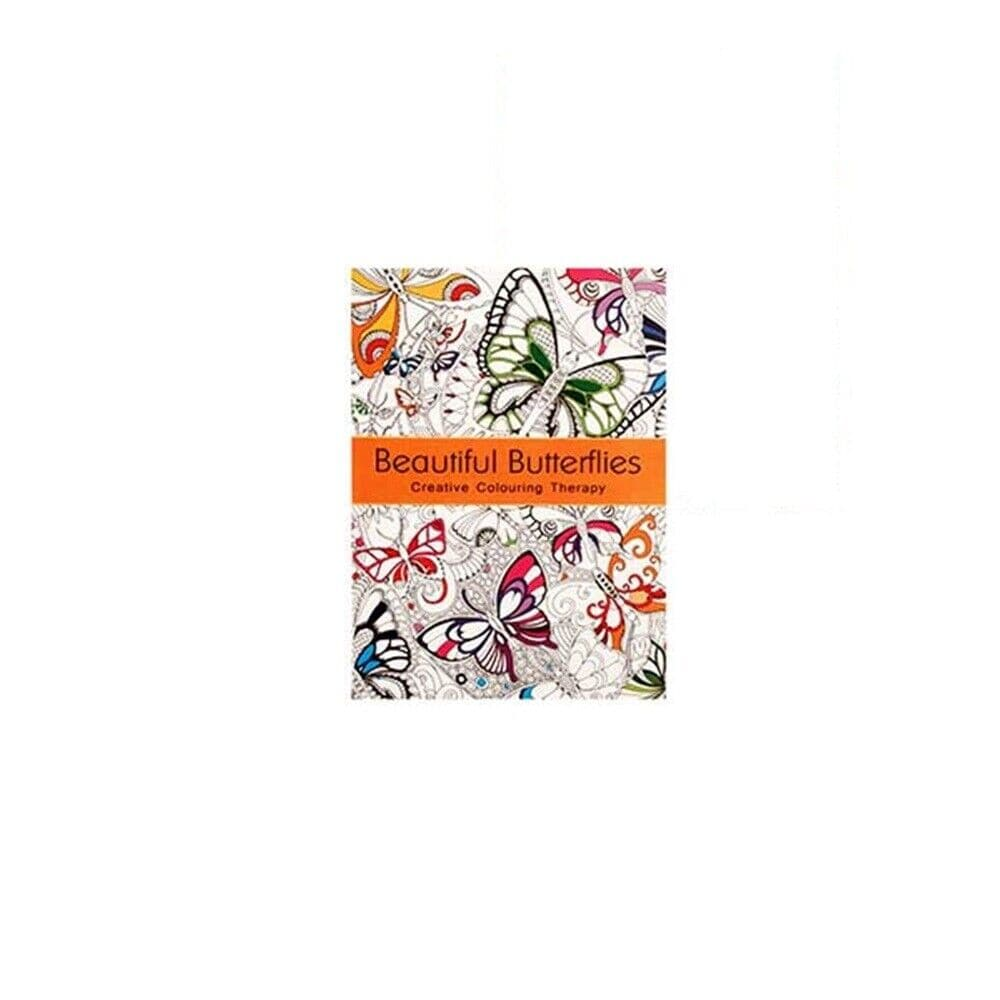 Dats Colouring Books Butterflies Adult Colouring Books A4 Size Fun Relaxing Mindfulness Anti Stress Pattern Sea