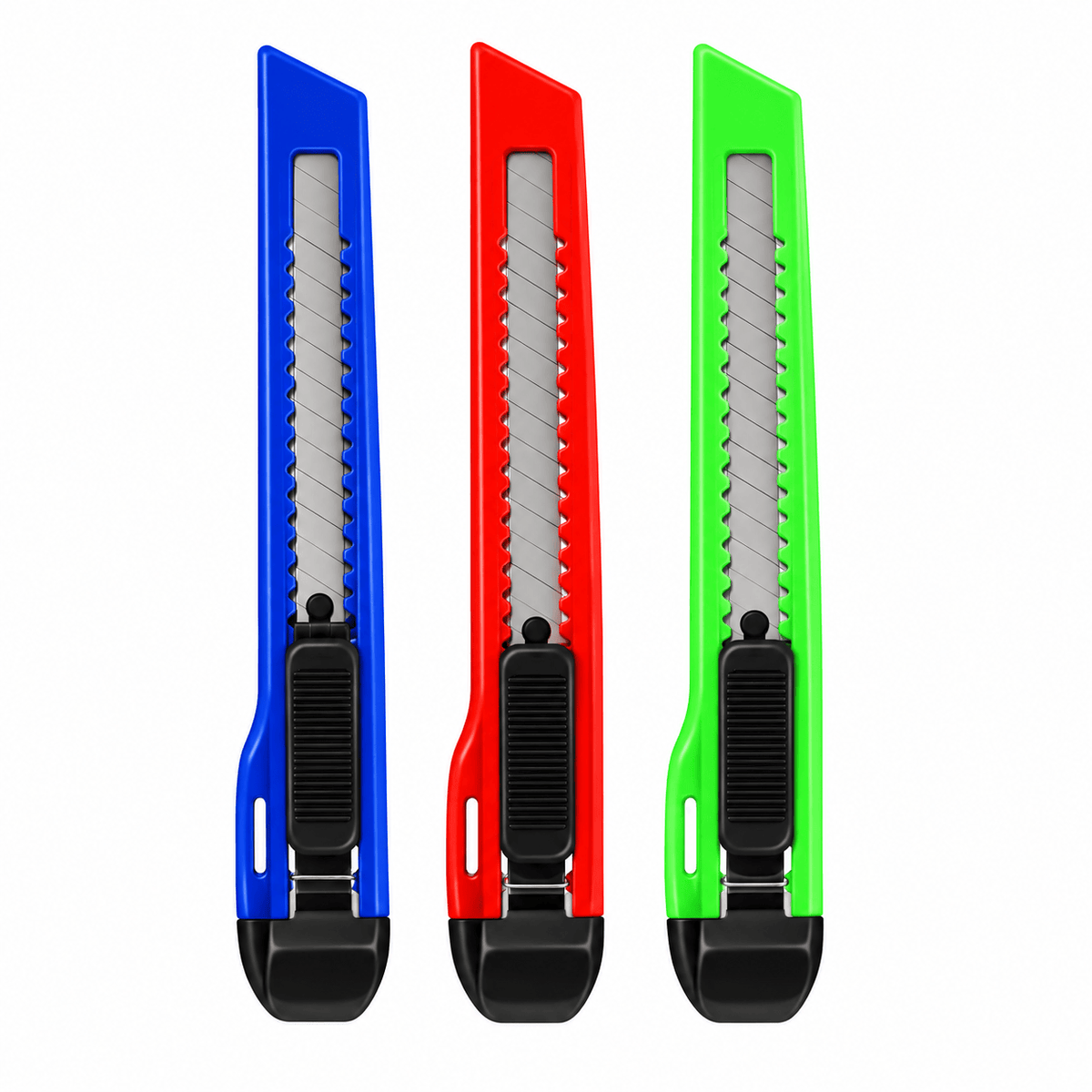 Dats Cutter 3x Utility Large Safety Knife Retractable Box cutter Blade Snap Off Razor 14mm