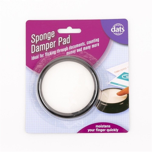 Dats Damper Pad Sponge Damper Pad 8cm Diameter Stamps Counting Money Office Counter