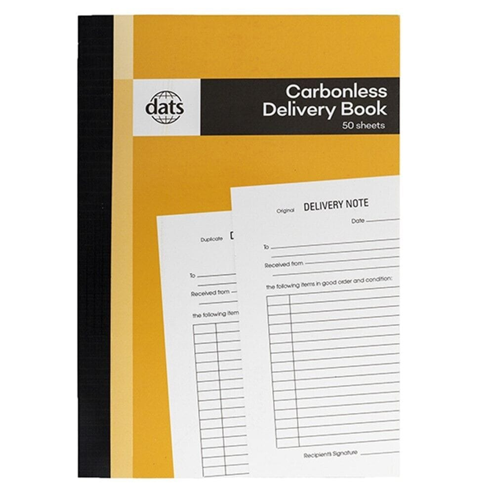 Dats Delivery Book 50 Page Carbonless Order Receipt Delivery Book Office Shop Business