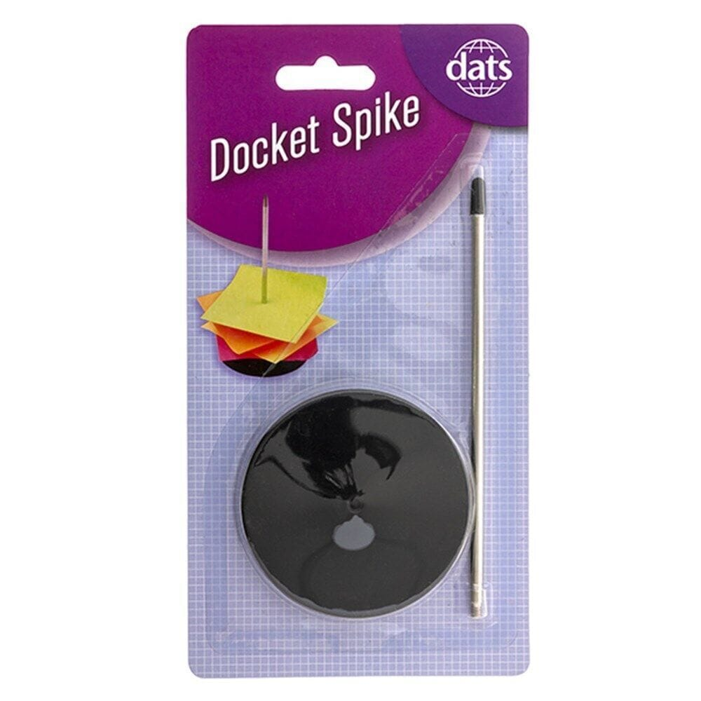 Dats Docket spikes Docket Spike 70mm Diameter 140mm High Shop Office Receipt Ticket Restaurant