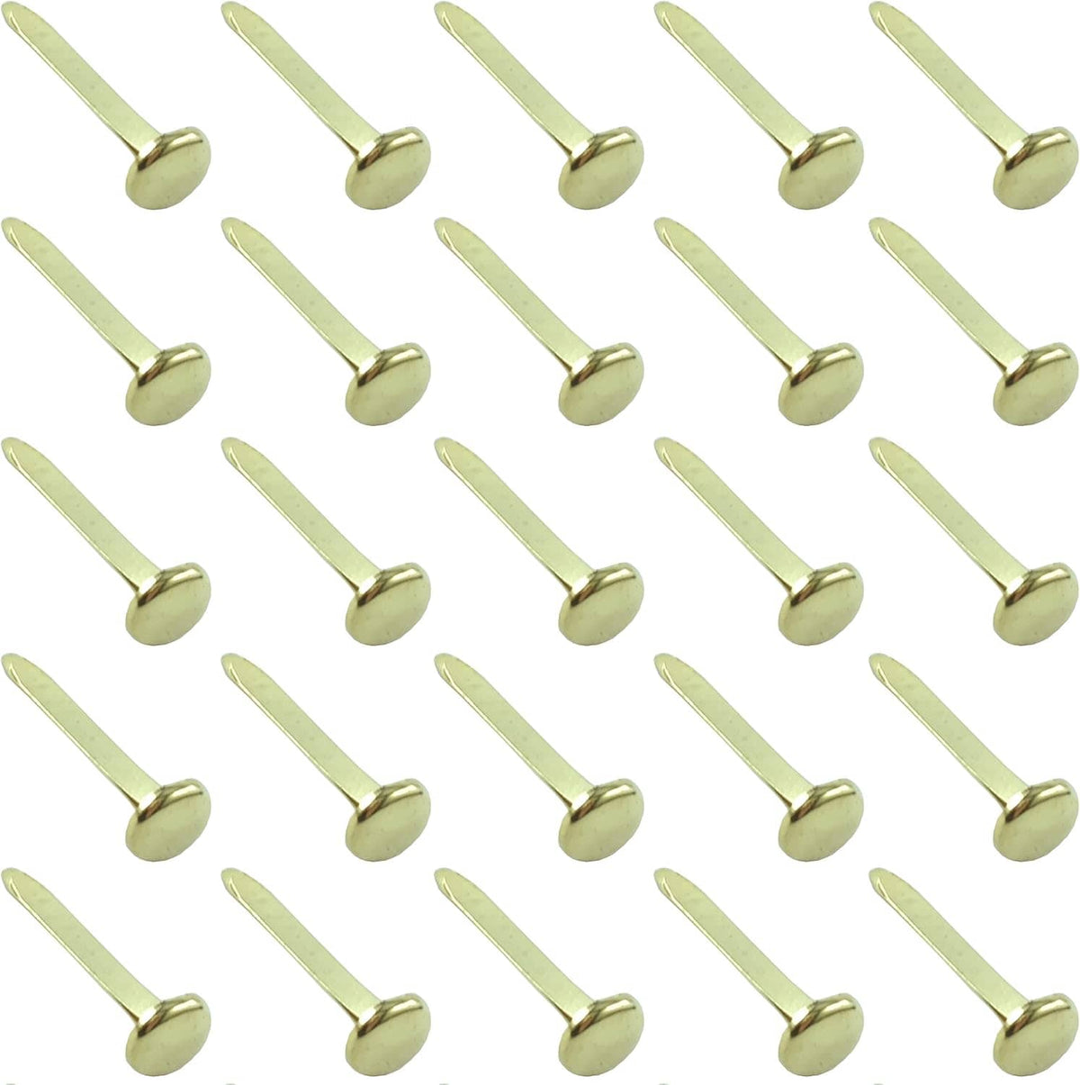 Dats Fasteners 30 x Paper Fasteners Gold Brass Fastener 19 mm Card Scrabooking School Office