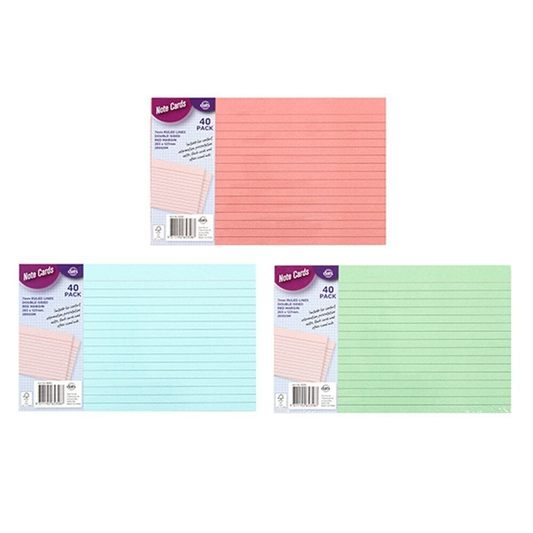 Dats Index cards Cards Note Flash Index Ruled Pad Office School Ruled Lines 40pk