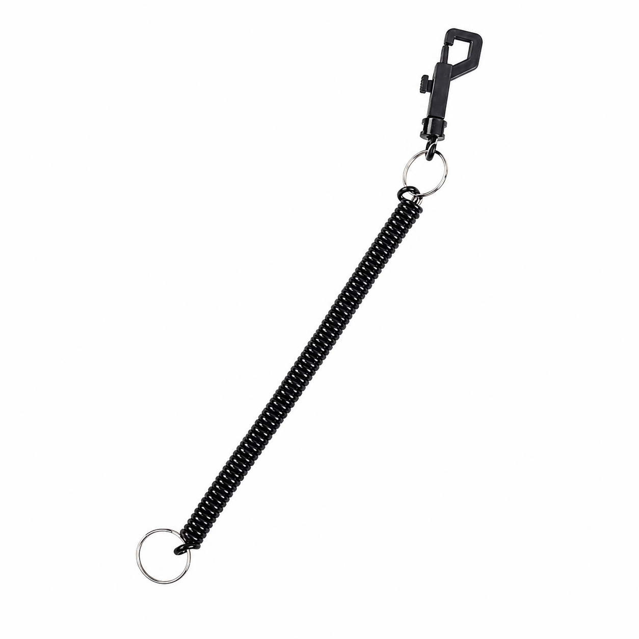 Dats Keychain 33cm Key Chain Plastic Buckle Keyring Holder Coil Stretchable Spiral Lightweight