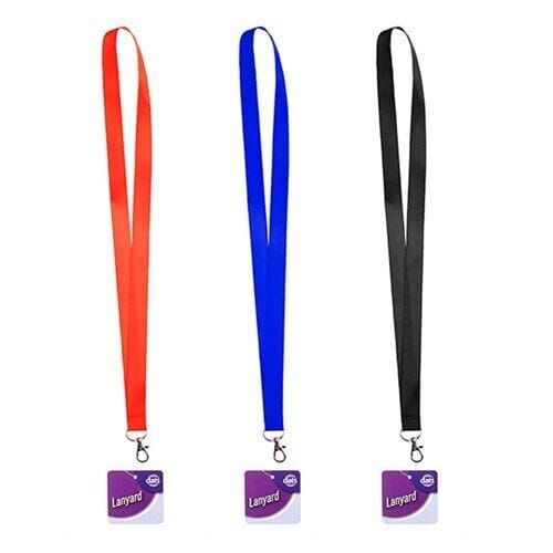 Dats Lanyard ID Key Holder Clip Name Tag ID Card Holder Neck Strap Red Black Blue