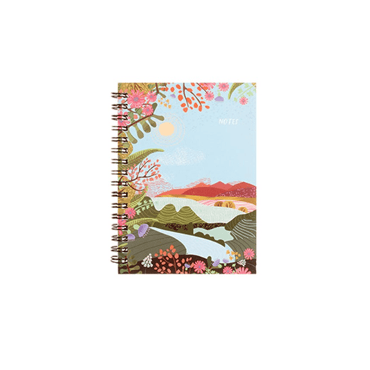 Dats Mountain A5 Ruled Notebook Note Book Stationery Office School 120 Pages Card Cover 70gsm
