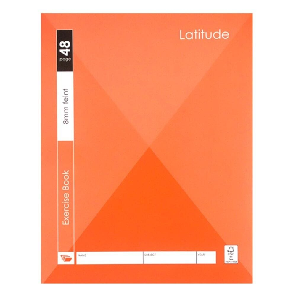 Dats Notebook Exercise Book Lined 48 Pages Notebook 8mm Feint Orange Stationary School Office