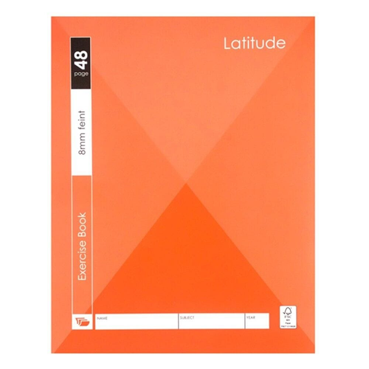 Dats Notebook Exercise Book Lined 48 Pages Notebook 8mm Feint Orange Stationary School Office