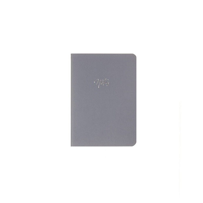 Dats Notebook Grey Notebook Card Cover Stitched A6 Note Book Ruled School Office Shopping 96 Pages