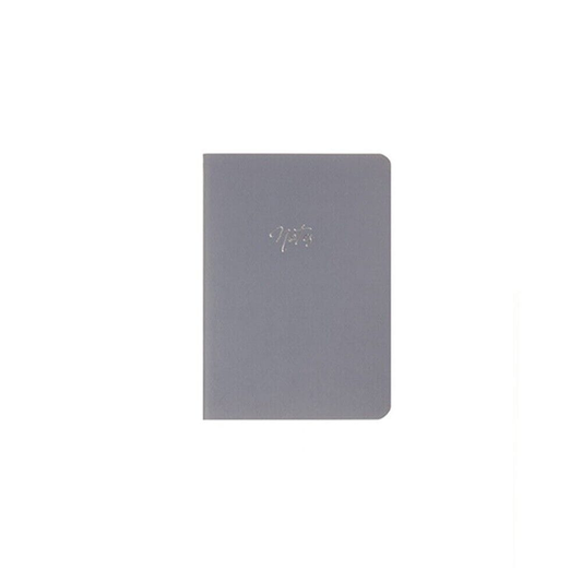 Dats Notebook Grey Notebook Card Cover Stitched A6 Note Book Ruled School Office Shopping 96 Pages