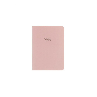 Dats Notebook Pink Notebook Card Cover Stitched A6 Note Book Ruled School Office Shopping 96 Pages