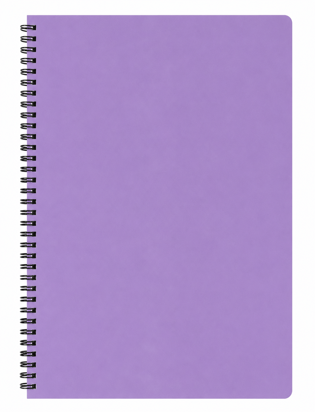 Dats Noteboook Purple A4 Notebook Basic Spring PP Col 120 Pages 60 GSM Ruled Lines