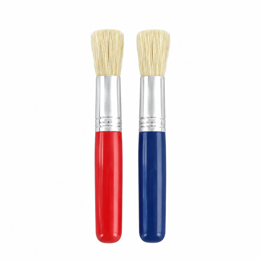Dats Paint brush 2pcs Kids Art Paint Brush Set Craft Painting Brushes 1.6cm Wide Handles Hobby