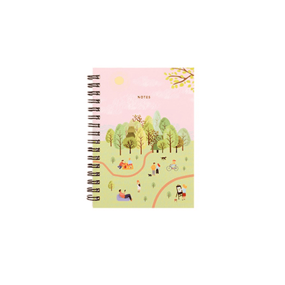 Dats Park A5 Ruled Notebook Note Book Stationery Office School 120 Pages Card Cover 70gsm