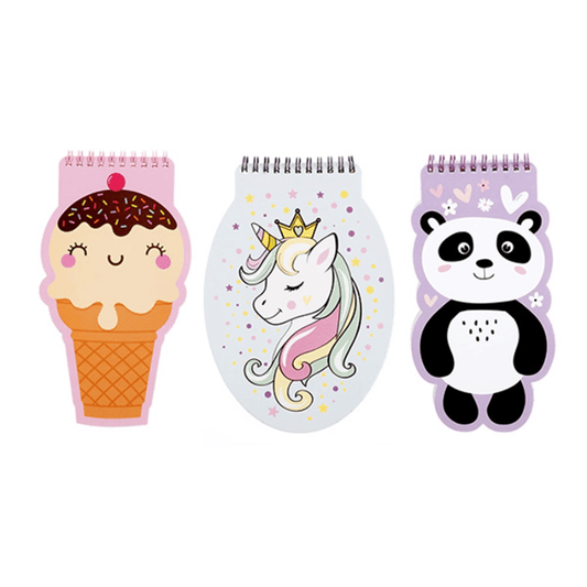 DATS Ruled Notebook Shaped Stationery Memo Office School 120 Pages Card Cover 70gsm B