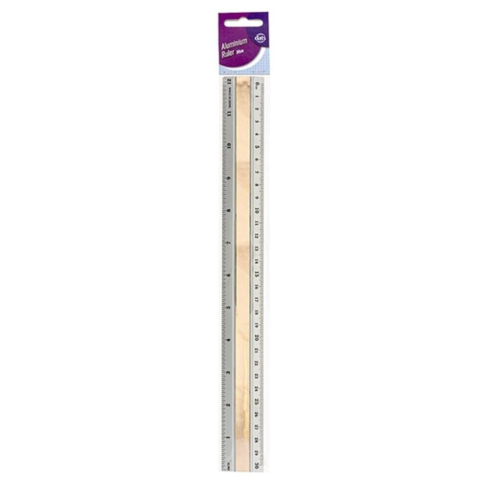 Dats Ruler Gold 30cm Aluminium Ruler Silver School 12Inch Stationery Office Colorful