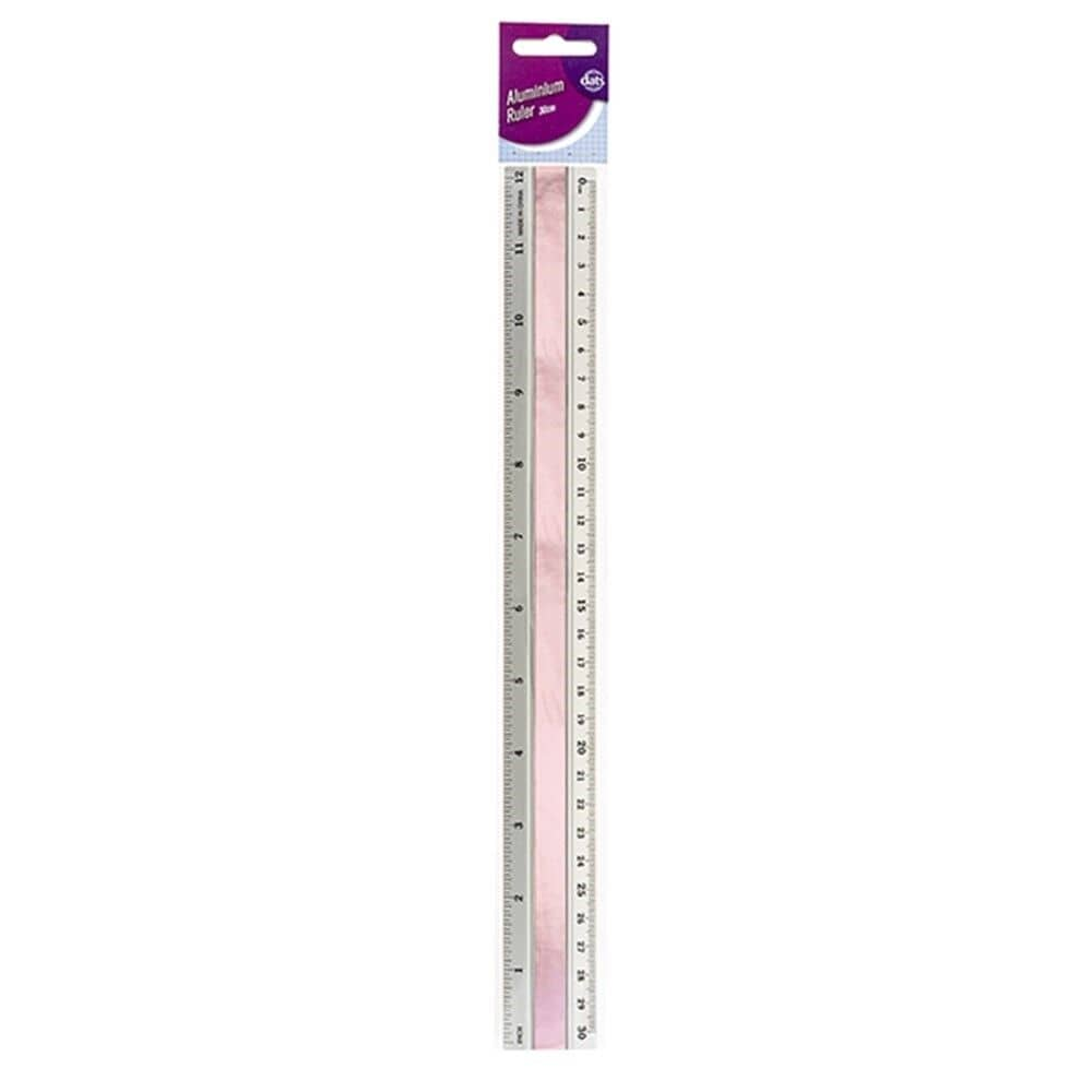 Dats Ruler Rose Gold 30cm Aluminium Ruler Silver School 12Inch Stationery Office Colorful