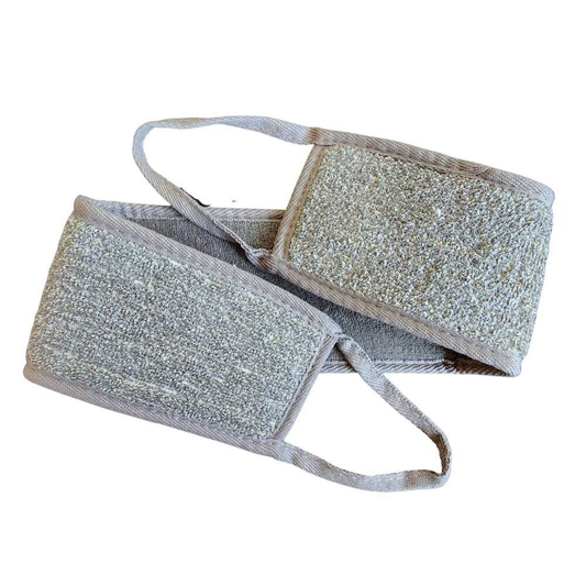 Dats Scrub Body Bode BackStrap Big Charcoal Grey Bath Body Spa Exfoliate Skin Scrub
