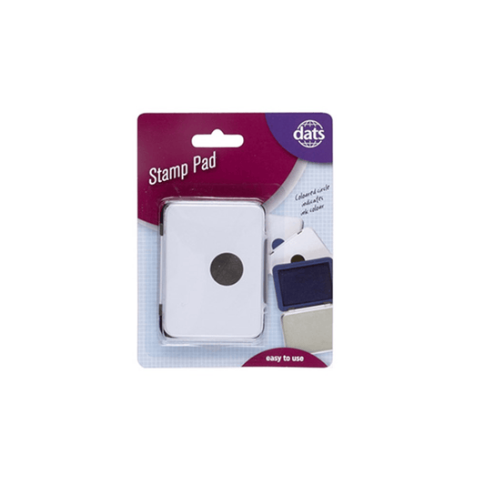Dats Stamp pad Ink Pad Inkpad Rubber Stamp Finger Print Craft Office Home Black Mail