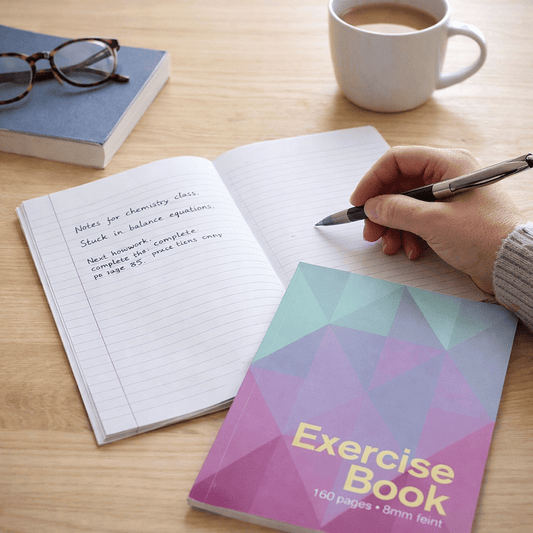 Dats Stationary Exercise Book Lined 192 Page Notebook 8mm Feint 17x22cm Stationary School Office