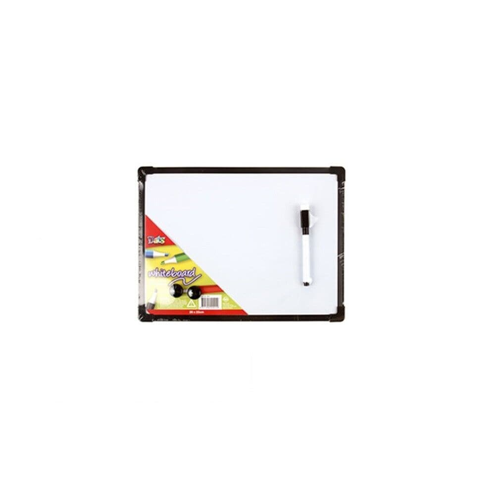 Dats Whiteboard Black Portable Whiteboard With Magnetic Marker Pen and Magnet Home Office Board Hang