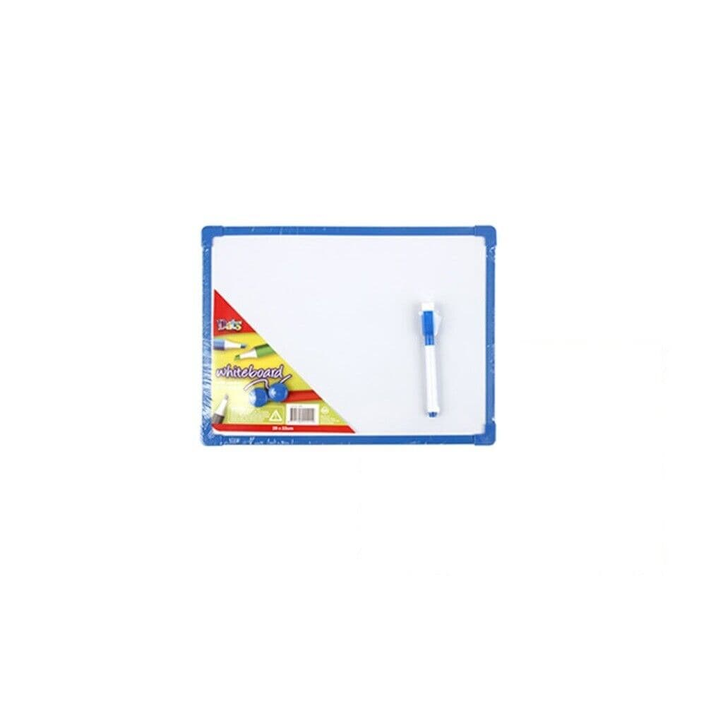 Dats Whiteboard Blue Portable Whiteboard With Magnetic Marker Pen and Magnet Home Office Board Hang