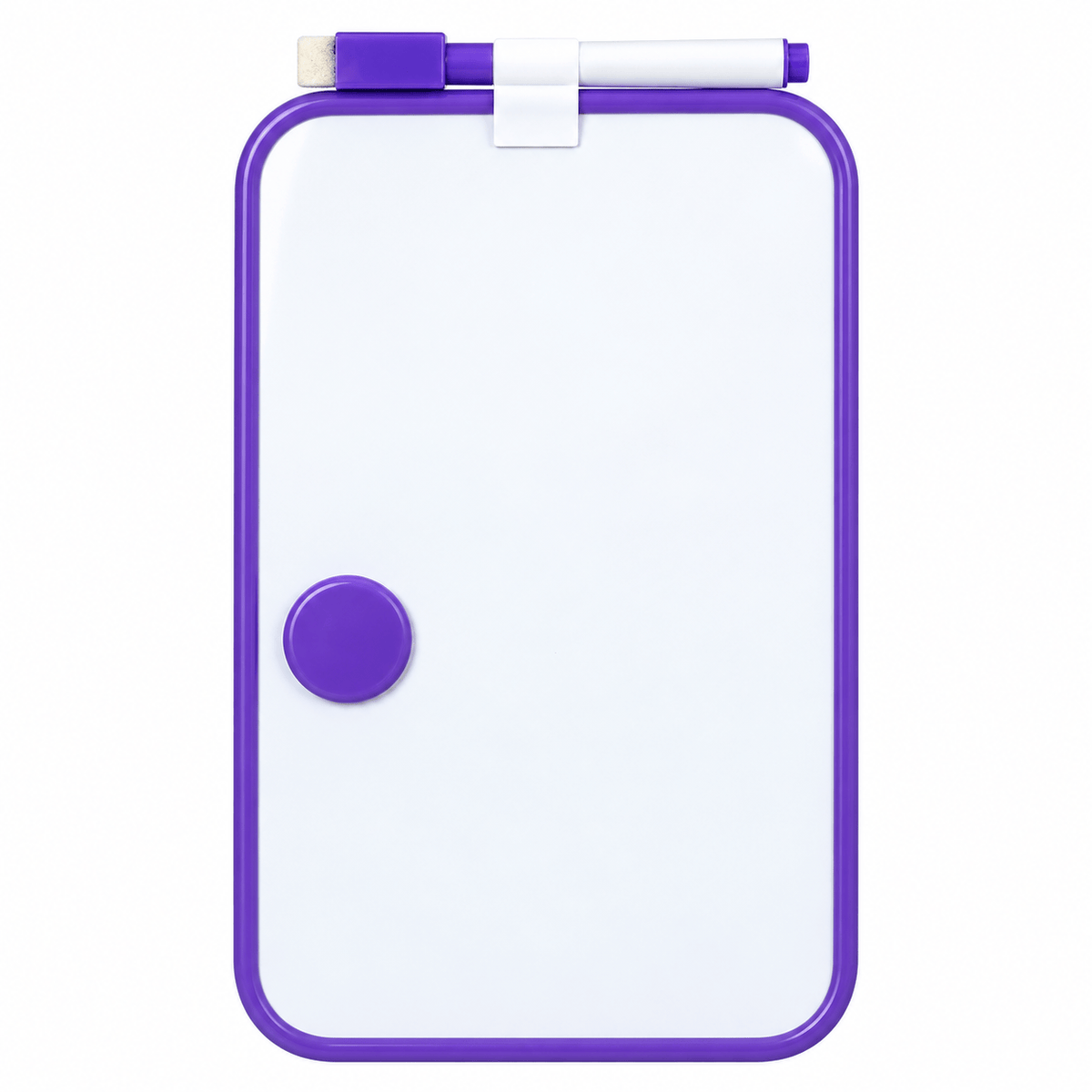 Dats Whiteboard marker Purple Portable Whiteboard With Marker Pen Magnet Home Office Board Hang Fridge