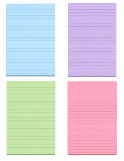 Dats Writing pads Writing Pads Note Flash Index Ruled Pad A5 Office School Ruled Lines 90pk
