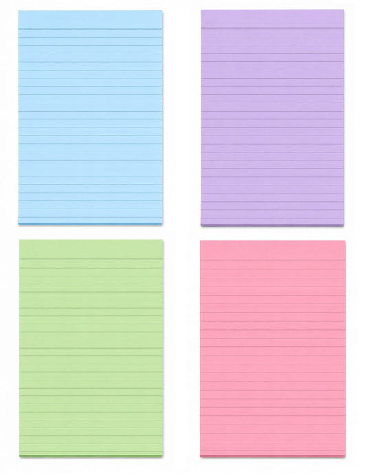 Dats Writing pads Writing Pads Note Flash Index Ruled Pad A5 Office School Ruled Lines 90pk