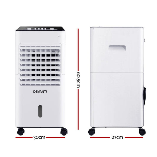 Devanti Appliances > Air Conditioners > Evaporative Coolers Devanti Evaporative Air Cooler Conditioner 6L
