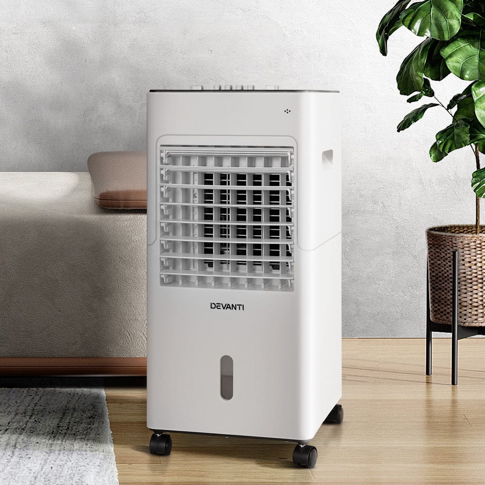 Devanti Appliances > Air Conditioners > Evaporative Coolers Devanti Evaporative Air Cooler Conditioner 6L