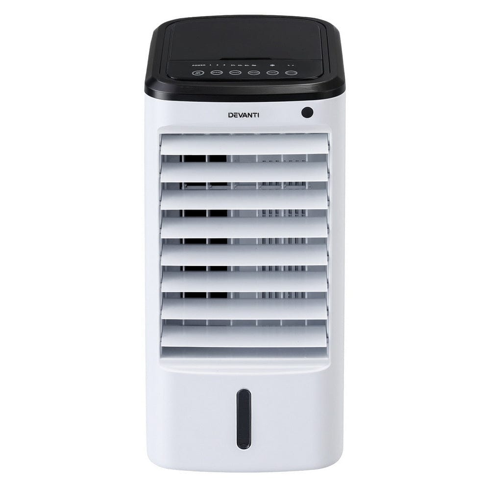 Devanti Appliances > Air Conditioners > Evaporative Coolers Devanti Evaporative Air Cooler Conditioner w/ Remote 4L
