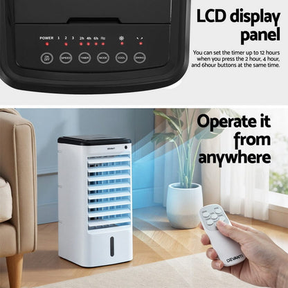 Devanti Appliances > Air Conditioners > Evaporative Coolers Devanti Evaporative Air Cooler Conditioner w/ Remote 4L