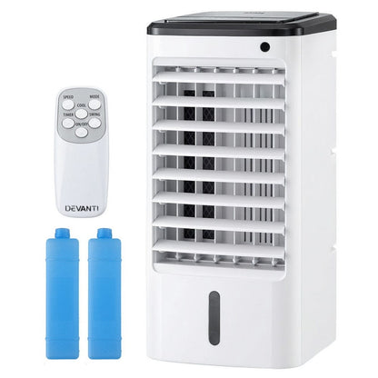 Devanti Appliances > Air Conditioners > Evaporative Coolers Devanti Evaporative Air Cooler Conditioner w/ Remote 4L