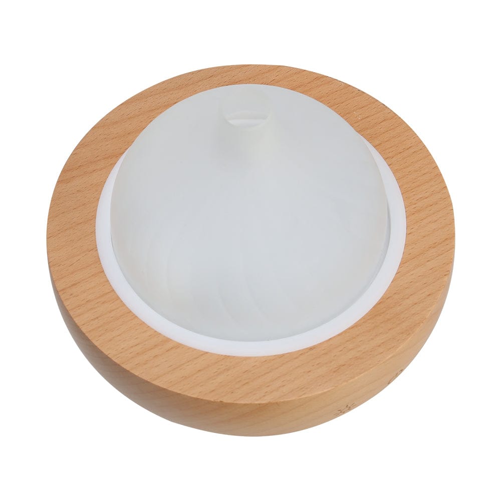 Devanti Appliances > Aroma Diffusers & Humidifiers > Aroma Diffusers Devanti Aroma Aromatherapy Diffuser LED Oil Ultrasonic Air Humidifier Glass Wood
