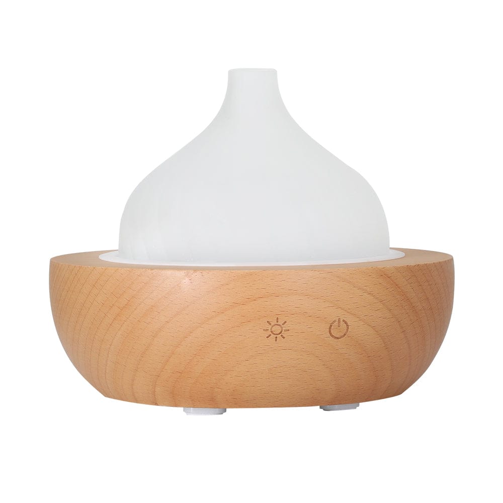 Devanti Appliances > Aroma Diffusers & Humidifiers > Aroma Diffusers Devanti Aroma Aromatherapy Diffuser LED Oil Ultrasonic Air Humidifier Glass Wood