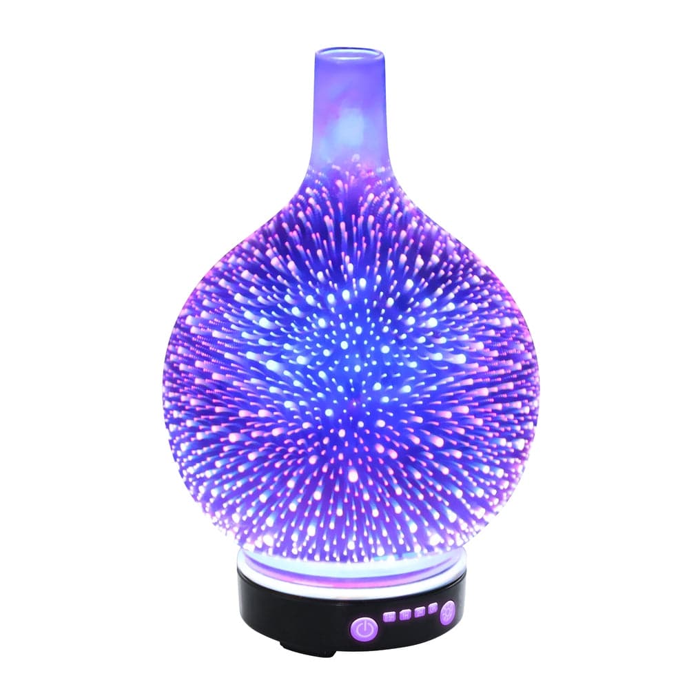 Devanti Appliances > Aroma Diffusers & Humidifiers > Aroma Diffusers Devanti Aroma Diffuser Aromatherapy 3D Glass 100ml