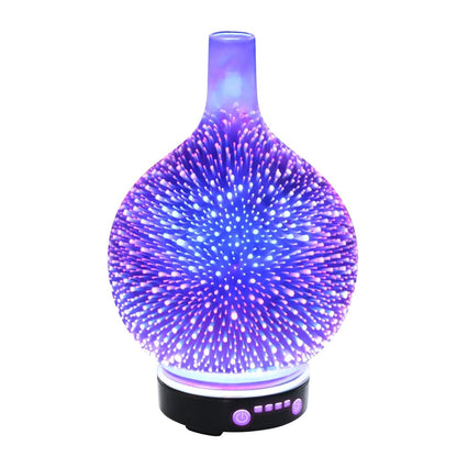 Devanti Appliances > Aroma Diffusers & Humidifiers > Aroma Diffusers Devanti Aroma Diffuser Aromatherapy 3D Glass 100ml