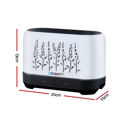 Devanti Appliances > Aroma Diffusers & Humidifiers > Aroma Diffusers Devanti Aroma Diffuser Aromatherapy Flame 200ml