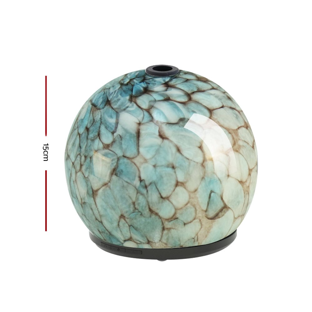 Devanti Appliances > Aroma Diffusers & Humidifiers > Aroma Diffusers Devanti Aroma Diffuser Aromatherapy Glass 240ml