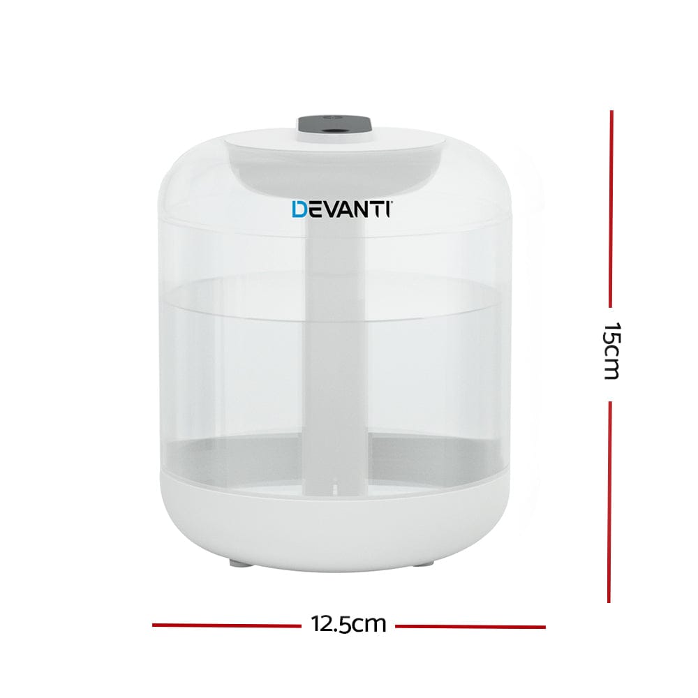 Devanti Appliances > Aroma Diffusers & Humidifiers > Aroma Diffusers Devanti Aroma Diffuser Aromatherapy Humidifier 1L