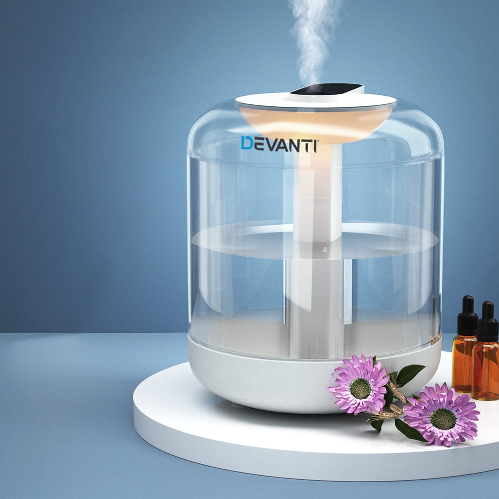 Devanti Appliances > Aroma Diffusers & Humidifiers > Aroma Diffusers Devanti Aroma Diffuser Aromatherapy Humidifier 1L