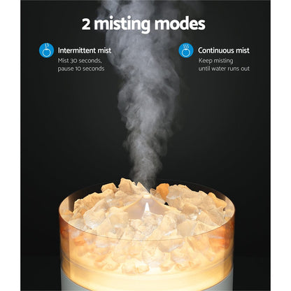 Devanti Appliances > Aroma Diffusers & Humidifiers > Aroma Diffusers Devanti Aroma Diffuser Aromatherapy Humidifier 220ml