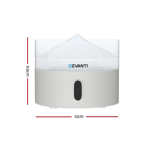 Devanti Appliances > Aroma Diffusers & Humidifiers > Aroma Diffusers Devanti Aroma Diffuser Aromatherapy Humidifier 220ml