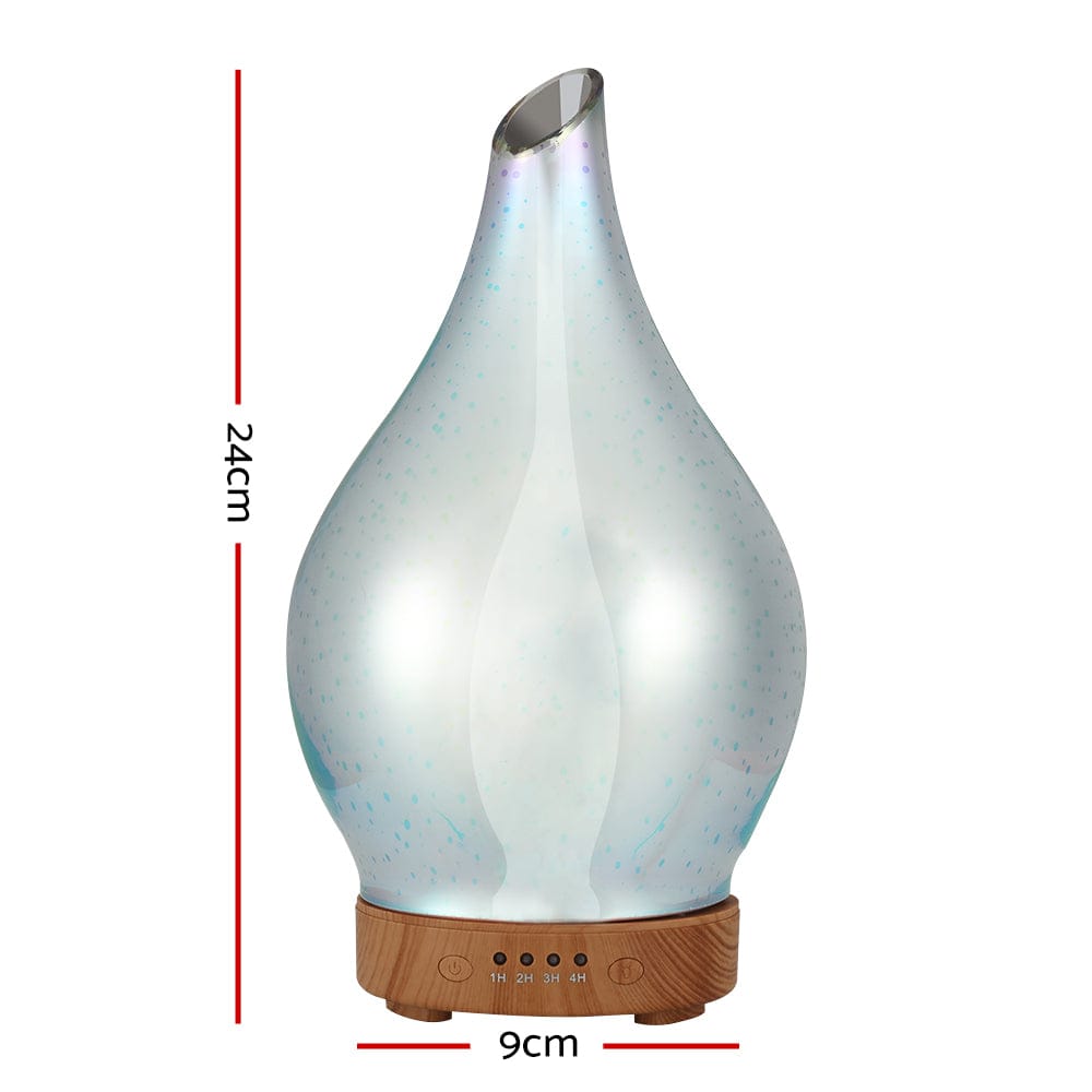 Devanti Appliances > Aroma Diffusers & Humidifiers > Aroma Diffusers Devanti Aroma Diffuser Aromatherapy Humidifier 3D 100ml