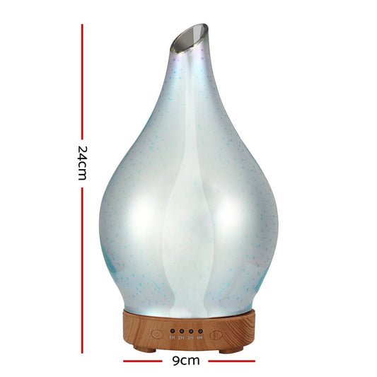 Devanti Appliances > Aroma Diffusers & Humidifiers > Aroma Diffusers Devanti Aroma Diffuser Aromatherapy Humidifier 3D 100ml