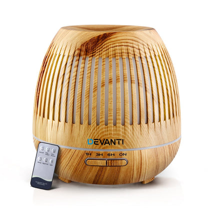Devanti Appliances > Aroma Diffusers & Humidifiers > Aroma Diffusers Devanti Aroma Diffuser Aromatherapy Humidifier 400ml