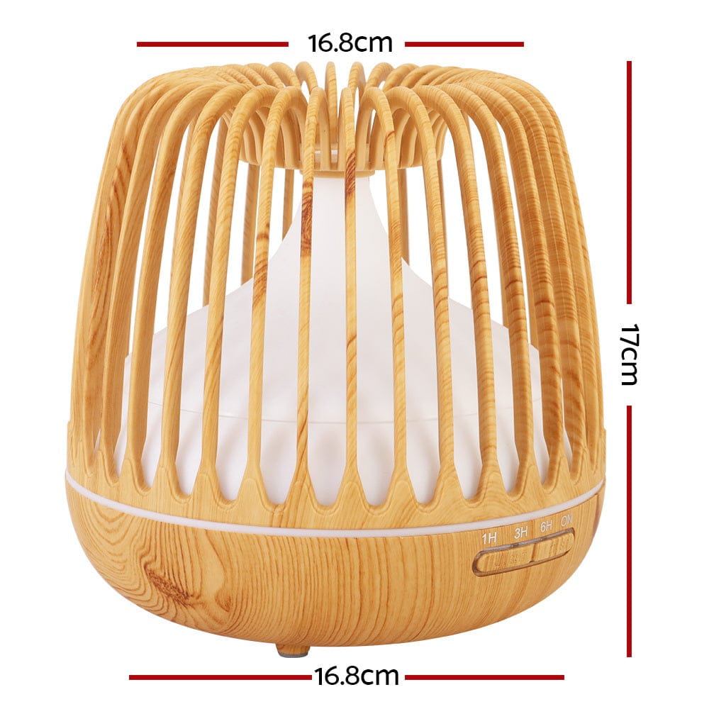 Devanti Appliances > Aroma Diffusers & Humidifiers > Aroma Diffusers Devanti Aroma Diffuser Aromatherapy Remote 500ml